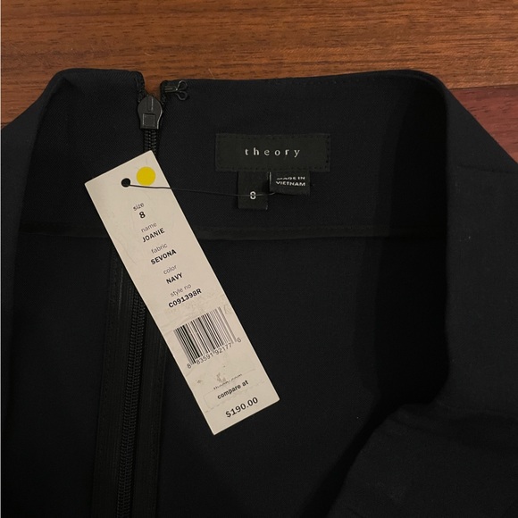TAG ON Navy Theory skirt (size 8) - Picture 2 of 2